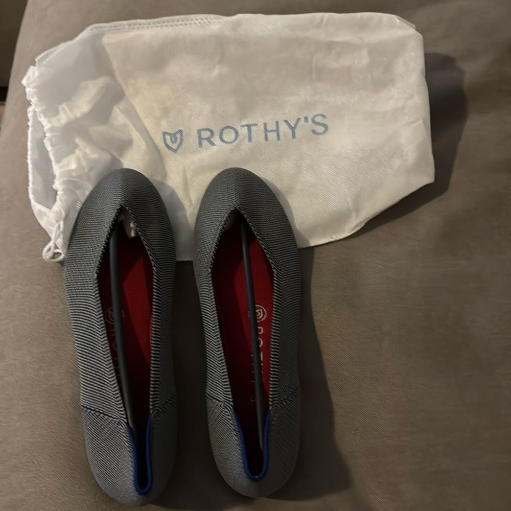 Rothys - Grey - The Flat